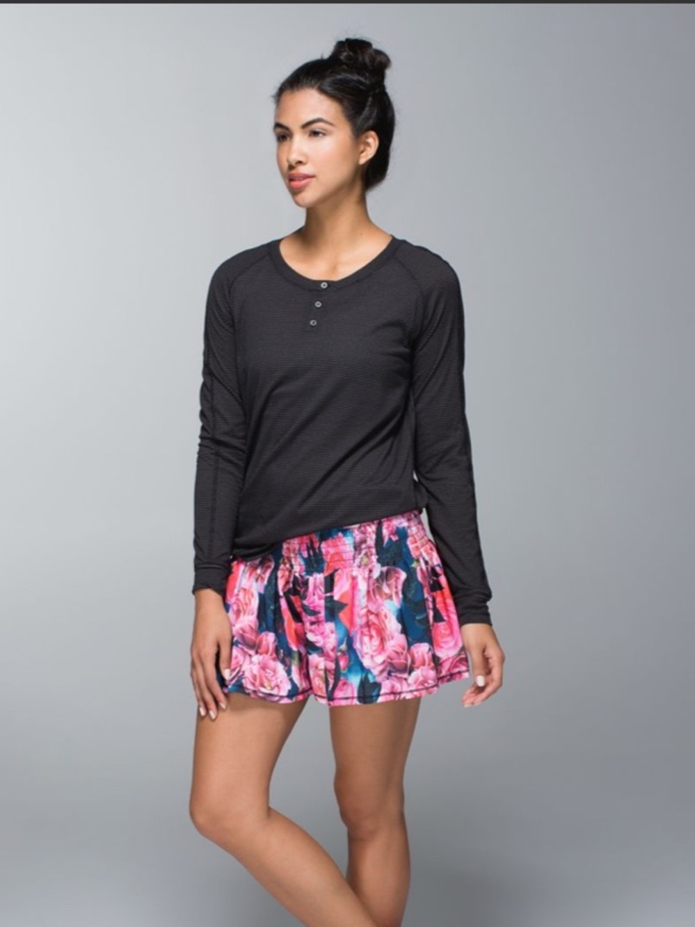 Lululemon Athletica Secret garden Hot Hitter Floral High Waist Skort